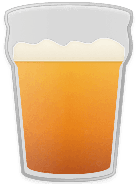 A legacy glass of beer that visualizes the remaining Codex quota